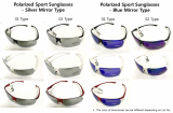 Polarized Mirror Sport Sunglasses Sport Goggles
